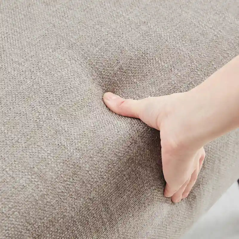 Ensemble fauteuil et repose-pieds HUIMO style moderne du milieu du siècle, fauteuil d'appoint rembourré pour salon, chambre