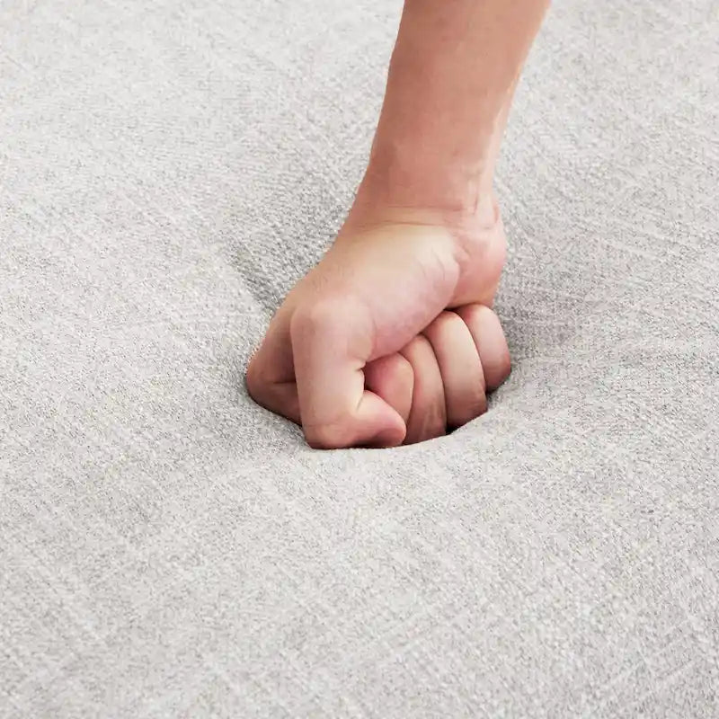 Ensemble fauteuil et repose-pieds HUIMO style moderne du milieu du siècle, fauteuil d'appoint rembourré pour salon, chambre