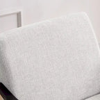 Ensemble fauteuil et repose-pieds HUIMO style moderne du milieu du siècle, fauteuil d'appoint rembourré pour salon, chambre