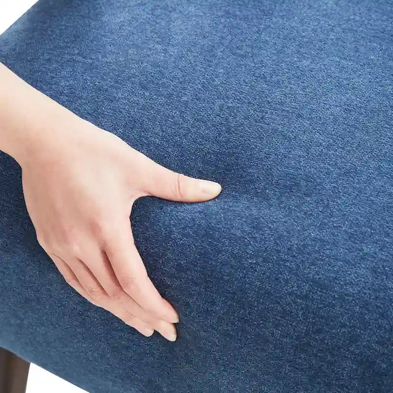 Ensemble fauteuil et repose-pieds HUIMO style moderne du milieu du siècle, fauteuil d'appoint rembourré pour salon, chambre