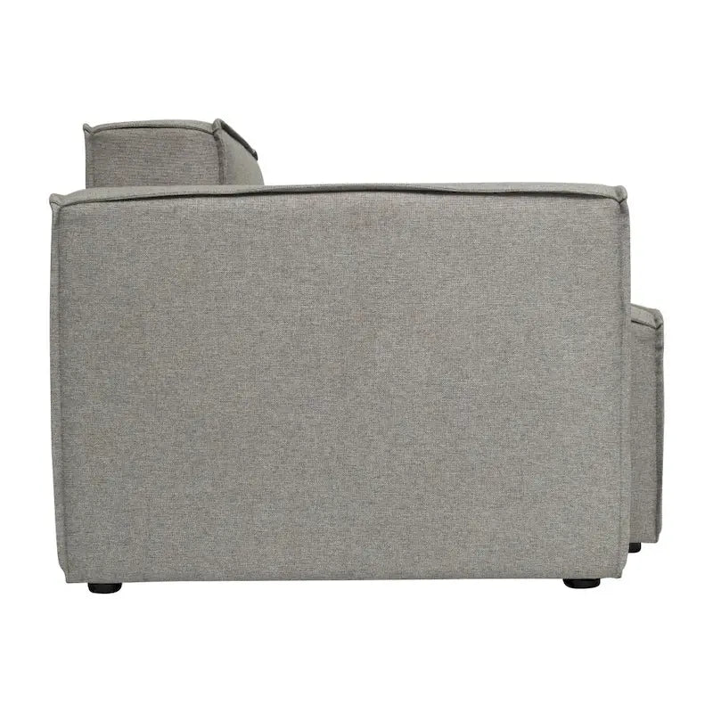 Fauteuil de canapé modulaire configurable contemporain avec accoudoir côté gauche