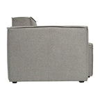 Fauteuil de canapé modulaire configurable contemporain avec accoudoir côté gauche