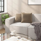 Fauteuil de canapé modulaire configurable contemporain avec accoudoir côté gauche