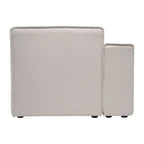 Fauteuil de canapé modulaire configurable contemporain avec accoudoir côté gauche