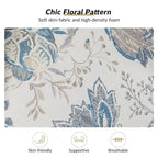 Fauteuil à oreilles Epimethis traditionnel en tissu avec pieds tournés par HULALA HOME