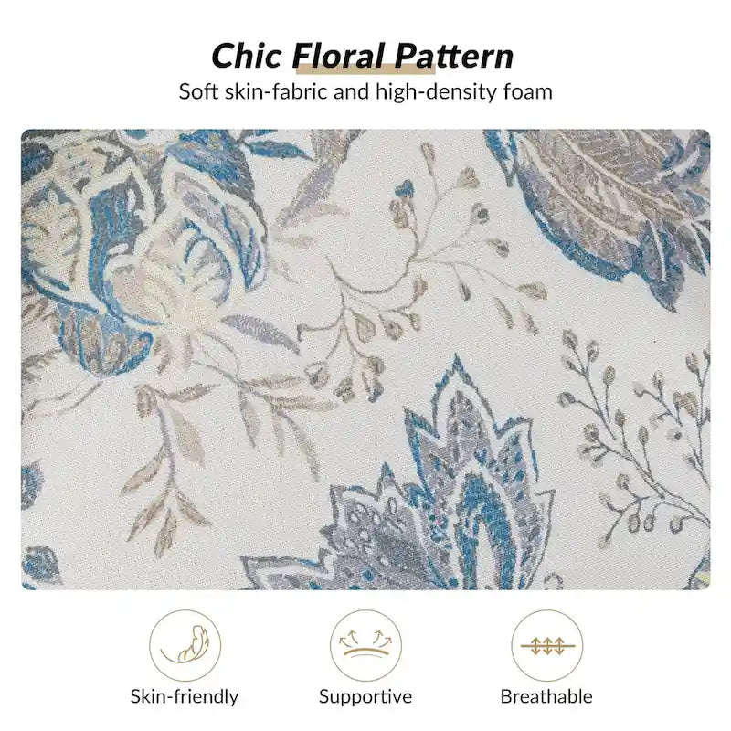 Fauteuil à oreilles Epimethis traditionnel en tissu avec pieds tournés par HULALA HOME