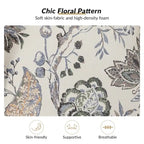 Fauteuil à oreilles Epimethis traditionnel en tissu avec pieds tournés par HULALA HOME