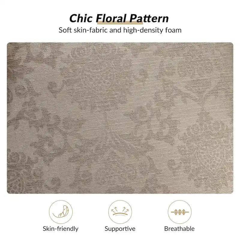 Fauteuil à oreilles Epimethis traditionnel en tissu avec pieds tournés par HULALA HOME