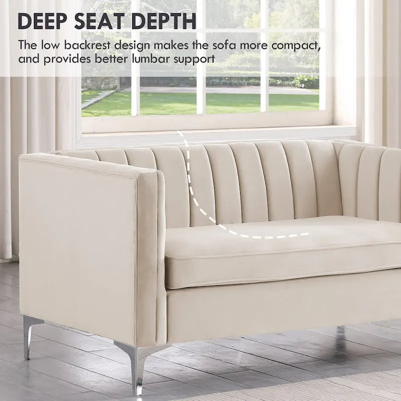 Canapé d'appoint rembourré Morden Fort pour salon