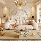 JASIWAY Canapé-lit convertible moderne, blanc