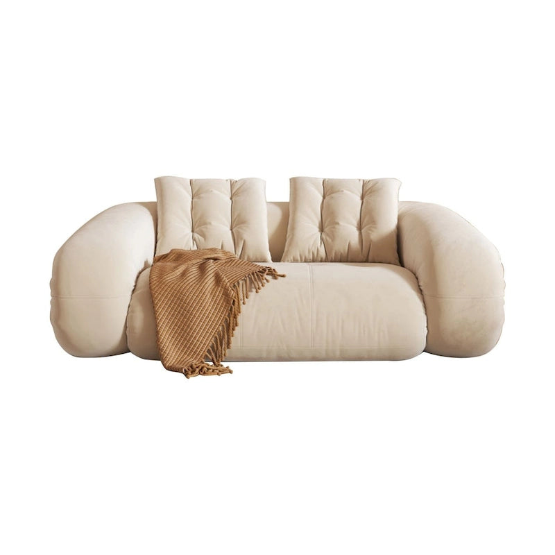 JASIWAY Canapé-lit convertible moderne, blanc