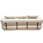 JASIWAY Canapé-lit convertible moderne, blanc