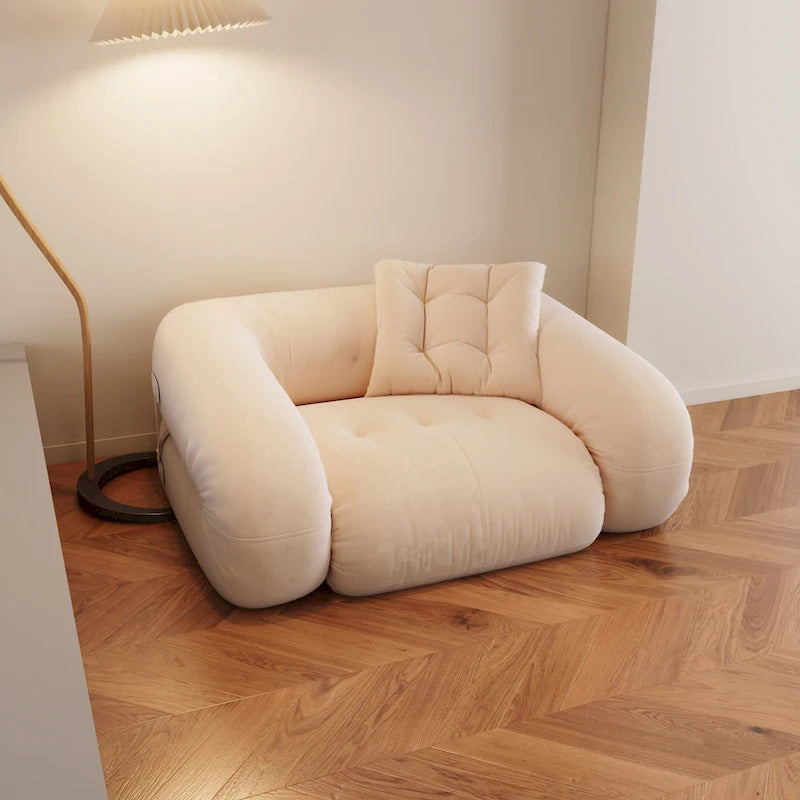 JASIWAY Canapé-lit convertible moderne, blanc