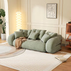 JASIWAY Canapé-lit convertible moderne, blanc