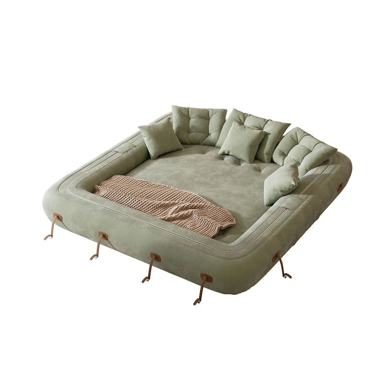 JASIWAY Canapé-lit convertible moderne, blanc