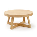 Table basse ronde classique Plank and Beam - 36