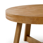 Table basse ronde classique Plank and Beam - 36