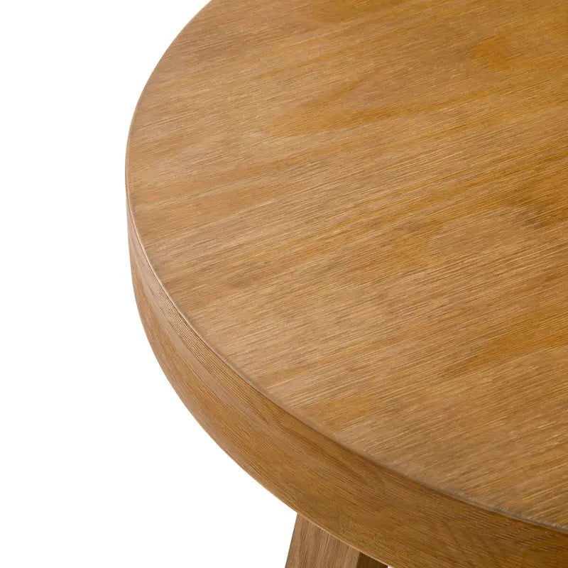 Table basse ronde classique Plank and Beam - 36