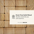 Table basse ronde classique Plank and Beam - 36