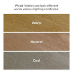 Table basse ronde classique Plank and Beam - 36