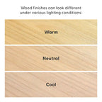 Table basse ronde classique Plank and Beam - 36