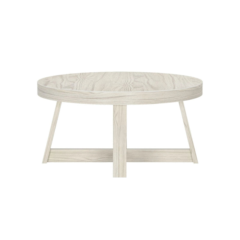 Table basse ronde classique Plank and Beam - 36