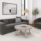 Table basse ronde classique Plank and Beam - 36