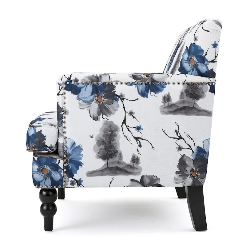 Fauteuil Boaz en tissu floral Club de Christopher Knight Home