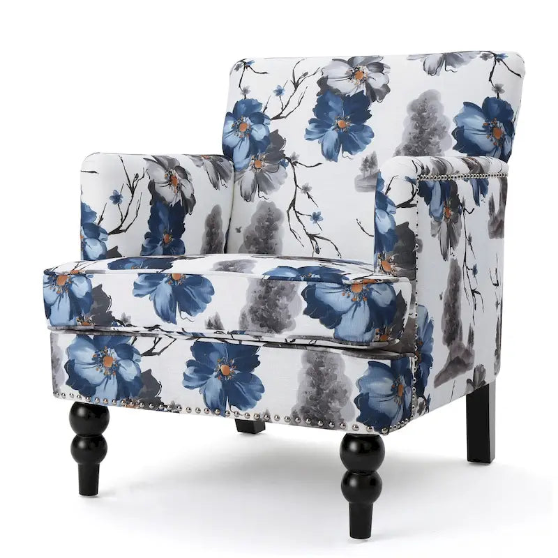 Fauteuil Boaz en tissu floral Club de Christopher Knight Home