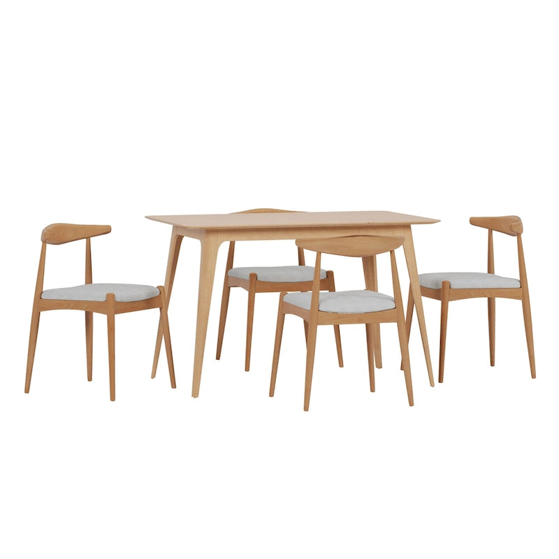 Ensemble de salle à manger 5 pièces Francie style milieu du siècle par Christopher Knight Home