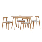 Ensemble de salle à manger 5 pièces Francie style milieu du siècle par Christopher Knight Home