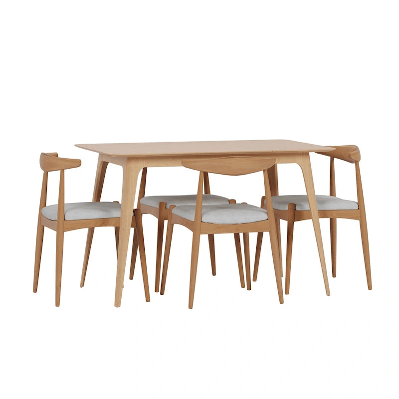 Ensemble de salle à manger 5 pièces Francie style milieu du siècle par Christopher Knight Home