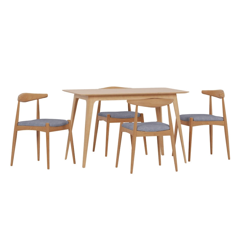 Ensemble de salle à manger 5 pièces Francie style milieu du siècle par Christopher Knight Home