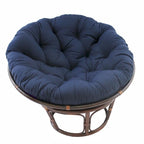 Fauteuil Papasan Bali en rotin de 107 cm avec coussin en sergé