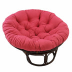 Fauteuil Papasan Bali en rotin de 107 cm avec coussin en sergé