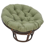 Fauteuil Papasan Bali en rotin de 107 cm avec coussin en sergé