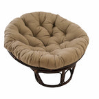 Fauteuil Papasan Bali en rotin de 107 cm avec coussin en sergé