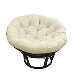 Fauteuil Papasan Bali en rotin de 107 cm avec coussin en sergé