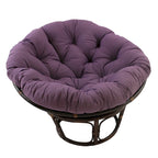 Fauteuil Papasan Bali en rotin de 107 cm avec coussin en sergé