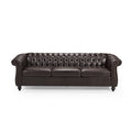 Canapé Chesterfield capitonné Parksley en similicuir de Christopher Knight Home