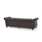 Canapé Chesterfield capitonné Parksley en similicuir de Christopher Knight Home