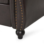 Canapé Chesterfield capitonné Parksley en similicuir de Christopher Knight Home