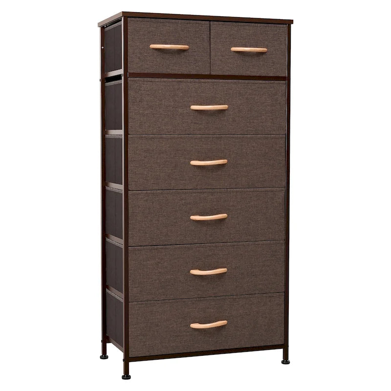 Commode verticale à 7 tiroirs, meuble de rangement pour chambre à coucher