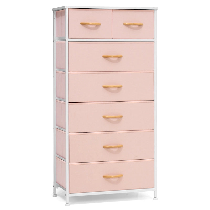 Commode verticale à 7 tiroirs, meuble de rangement pour chambre à coucher