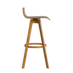 Tabouret pivotant en bois Ellery style moderne du milieu du siècle (lot de 2) iNSPIRE Q Moderne
