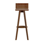 Tabouret pivotant en bois Ellery style moderne du milieu du siècle (lot de 2) iNSPIRE Q Moderne