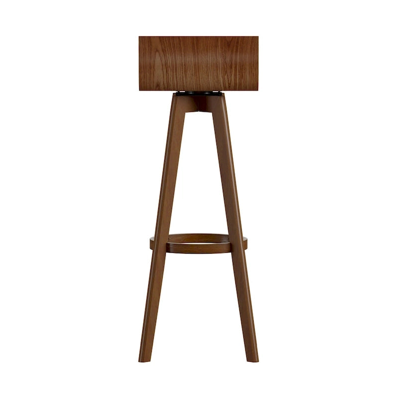 Tabouret pivotant en bois Ellery style moderne du milieu du siècle (lot de 2) iNSPIRE Q Moderne