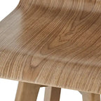 Tabouret pivotant en bois Ellery style moderne du milieu du siècle (lot de 2) iNSPIRE Q Moderne