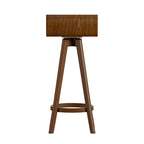 Tabouret pivotant en bois Ellery style moderne du milieu du siècle (lot de 2) iNSPIRE Q Moderne
