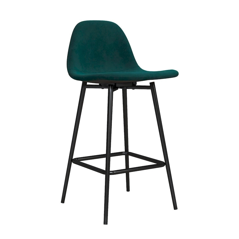 Tabouret de bar rembourré Avenue Greene Ciara - Hauteur d'assise : 61 cm